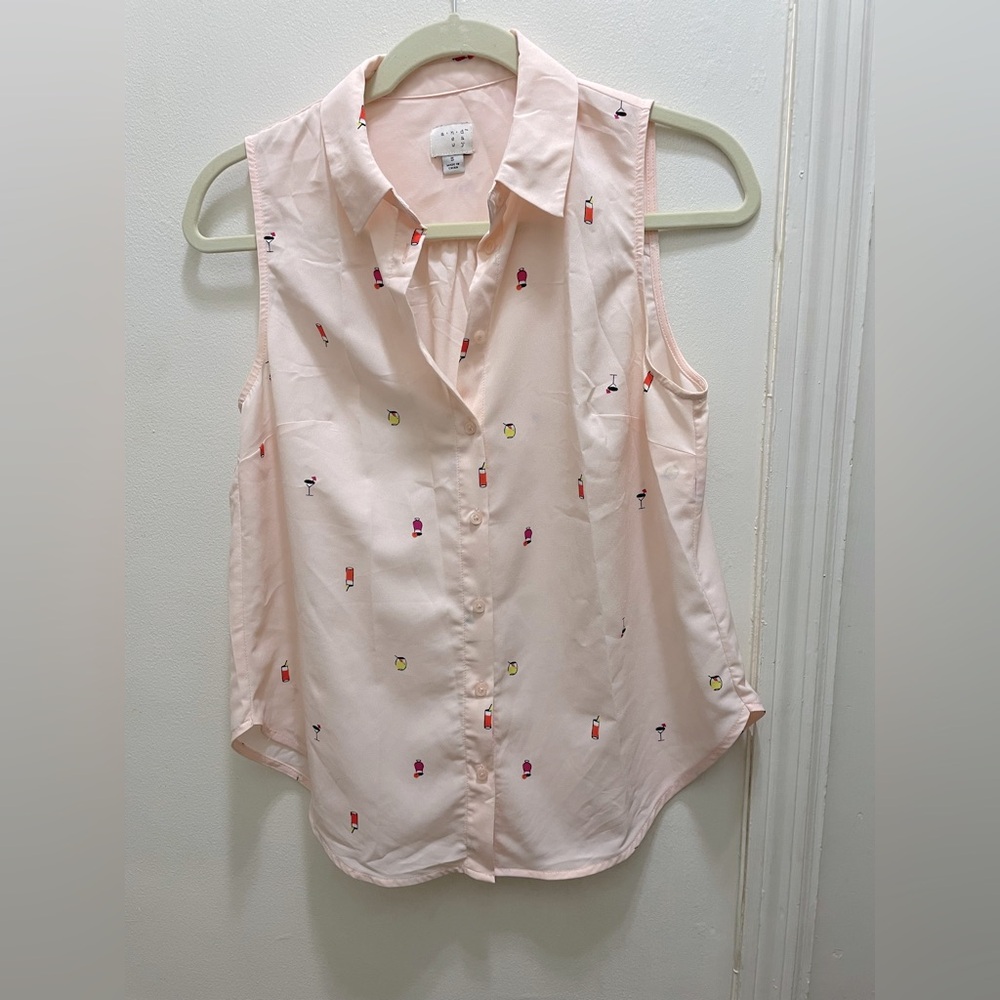 Light pink happy hour blouse